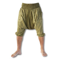 Fishermanspants Harembroek stonewash green Gelila