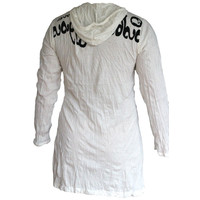 Hoodie jurkje Happy Buddha Fishermanspants Hoodie jurkje Happy Buddha
