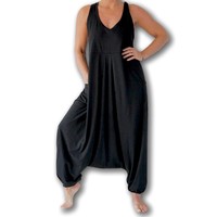 Fishermanspants Jumpsuit zwart Danee