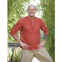 Sunshine shirt lange mouw roest-oranje Fishermanspants Sunshine shirt lange mouw roest-oranje