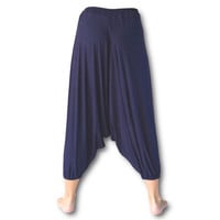 Yoga harembroek Lotus blauw Yoga harembroek Lotus blauw