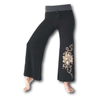 Lotus dames yogabroek Fishermanspants Lotus dames yogabroek