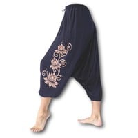 Yoga harembroek Lotus blauw Yoga harembroek Lotus blauw