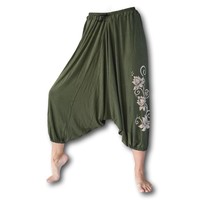 Yoga harembroek Lotus groen Yoga harembroek Lotus groen