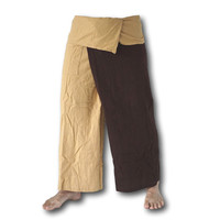 Fishermanspants duo color bruin Fishermanspants Fishermanspants duo color bruin