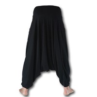 Harembroek Yapa zwart Fishermanspants Harembroek Yapa zwart