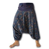 Uniseks harembroek Ohm/Sanskriet uniseks Fishermanspants Uniseks harembroek Ohm/Sanskriet uniseks