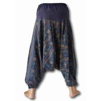 Uniseks harembroek Ohm/Sanskriet uniseks Fishermanspants Uniseks harembroek Ohm/Sanskriet uniseks