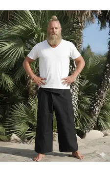 Fishermanspants Prana Zwart