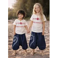 Kids harembroek 'Circle' zwart