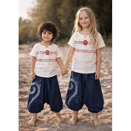 Kids harembroek 'Circle' zwart