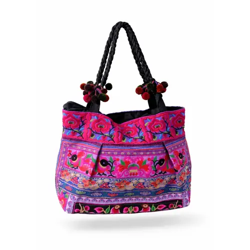 Tas Flower Power Roze