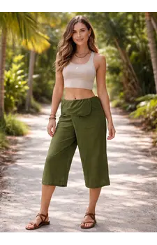 Fishermanspants Mudra Legergroen