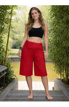 Fishermanspants Mudra Donkerrood