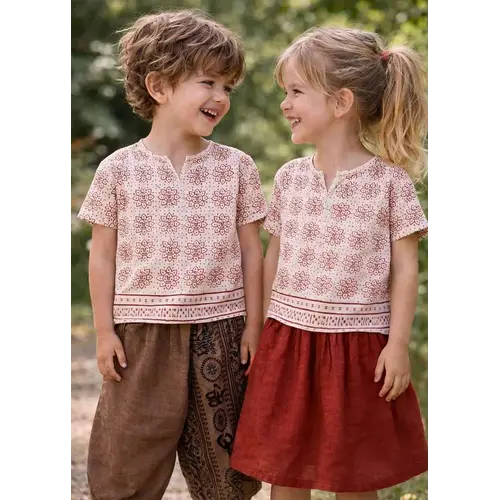 Kinder shirt Happy Sunflower