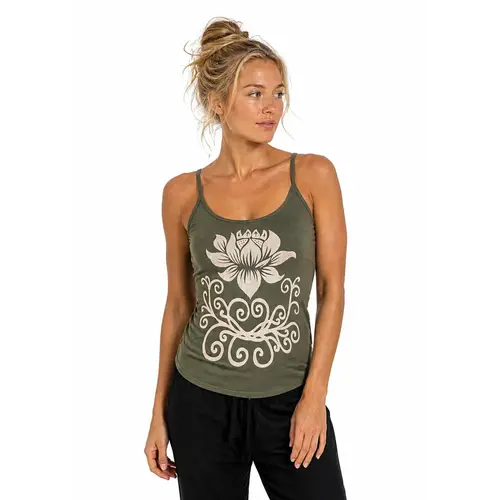 Lotus Yoga Top Legergroen Lotus Yoga Top Legergroen