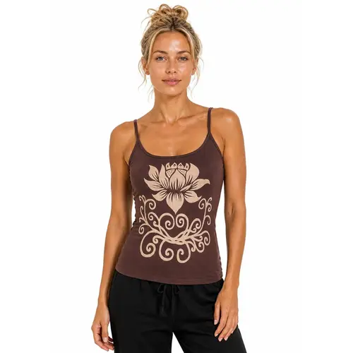 Lotus Yoga Top bruin