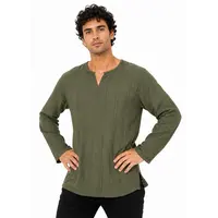 Indian shirt Legergroen