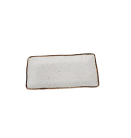 Kitchen Trend Schaal Stone rechthoek medium creme