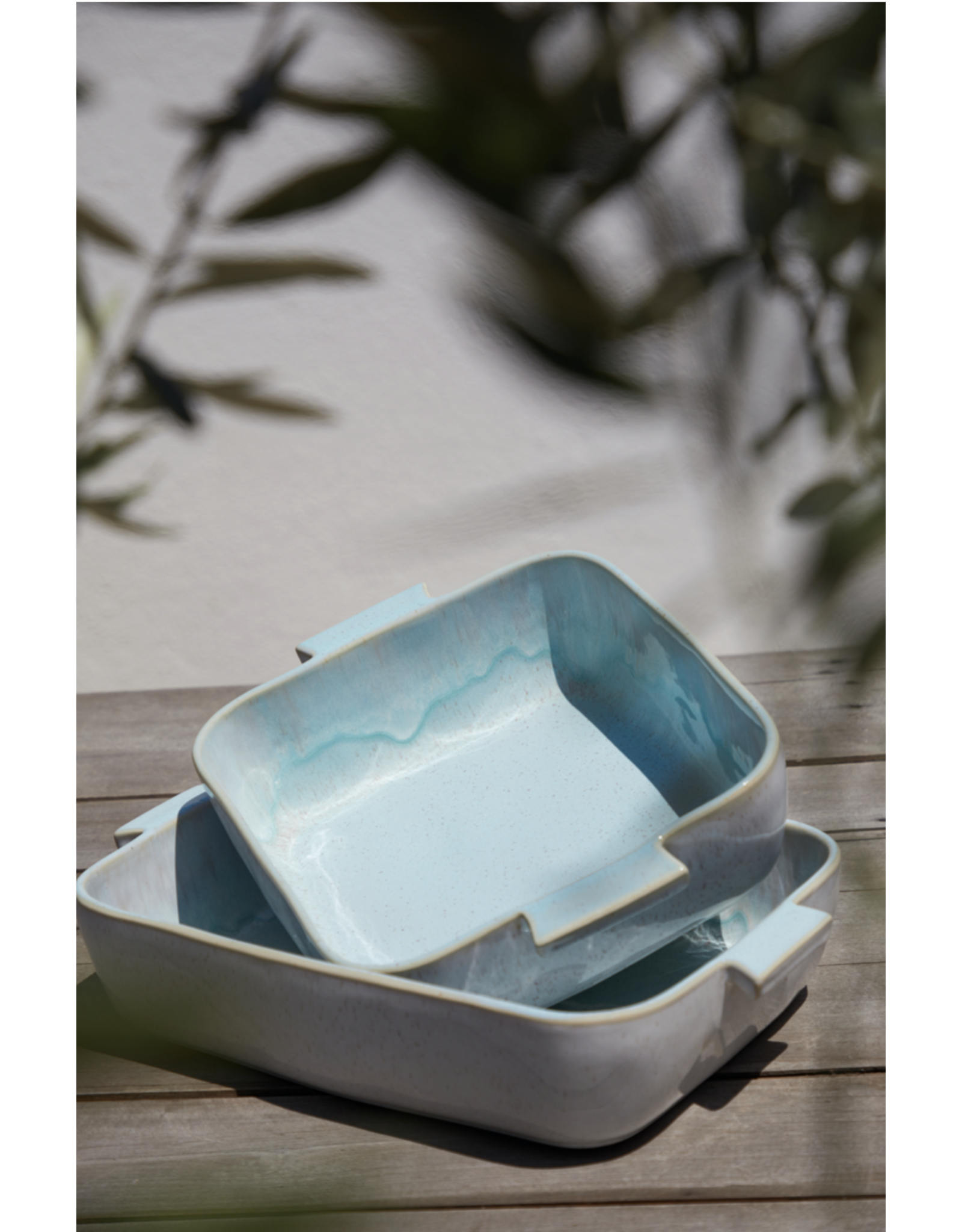 Vierkante Ovenschaal 32 cm Eivissa Sea Blue