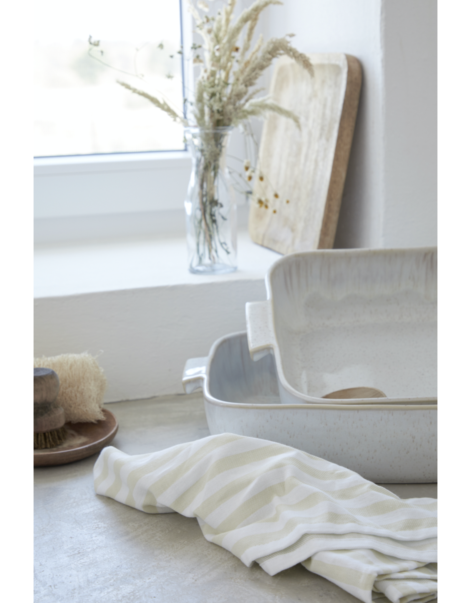 Rechthoekige Ovenschaal 40 cm Eivissa Sand Beige