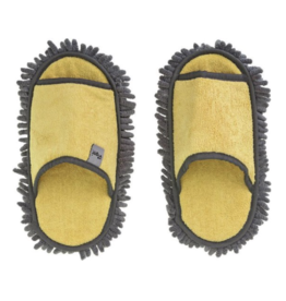 Kitchen Trend Microfiber schoonmaak slippers geel