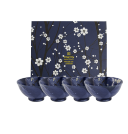 Blue Sakura Bowl Giftset 4pcs 16x8cm 600ml 3A 22025 1/6
