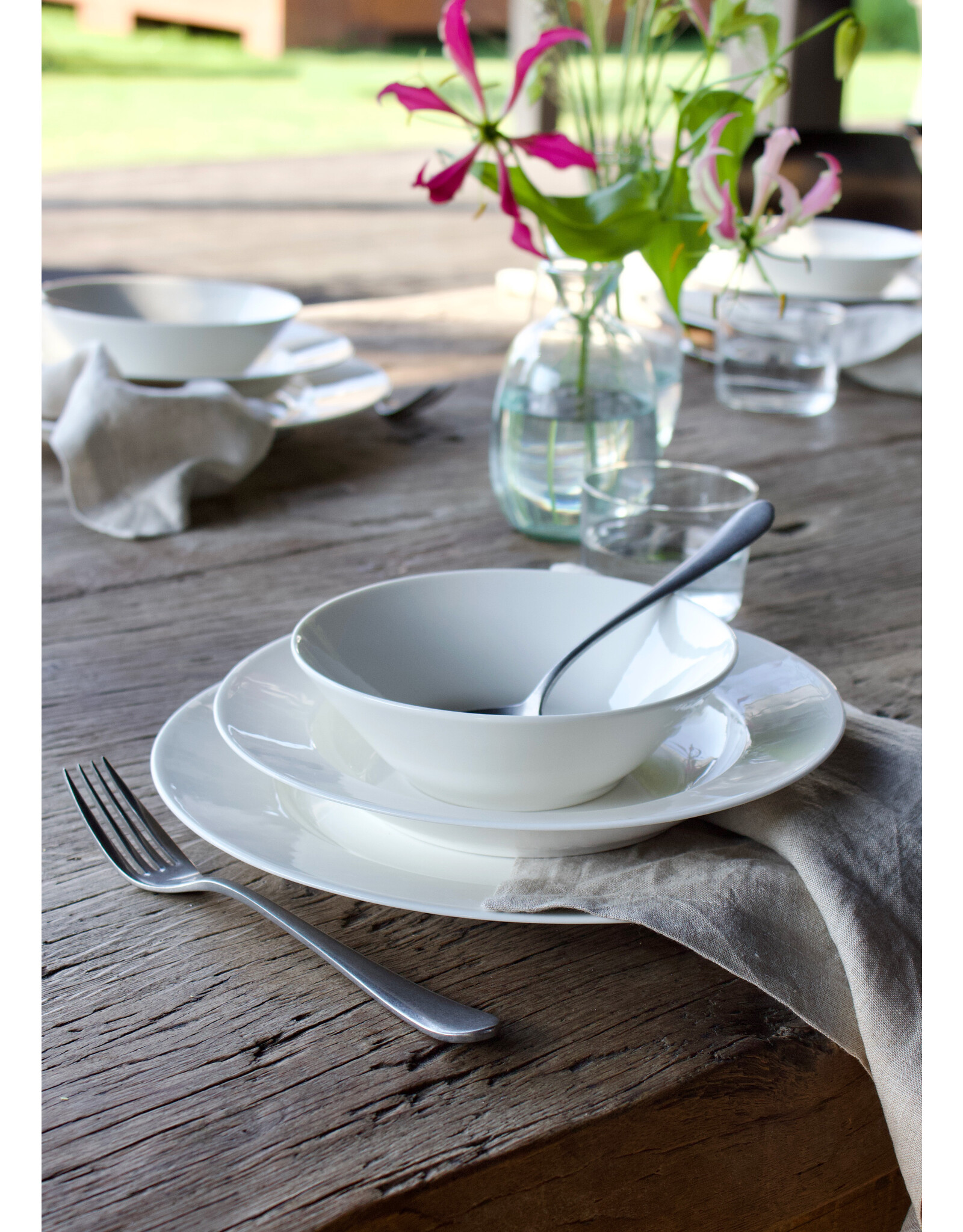 Kitchen Trend Dinerbord 25cm Jersey offwhite