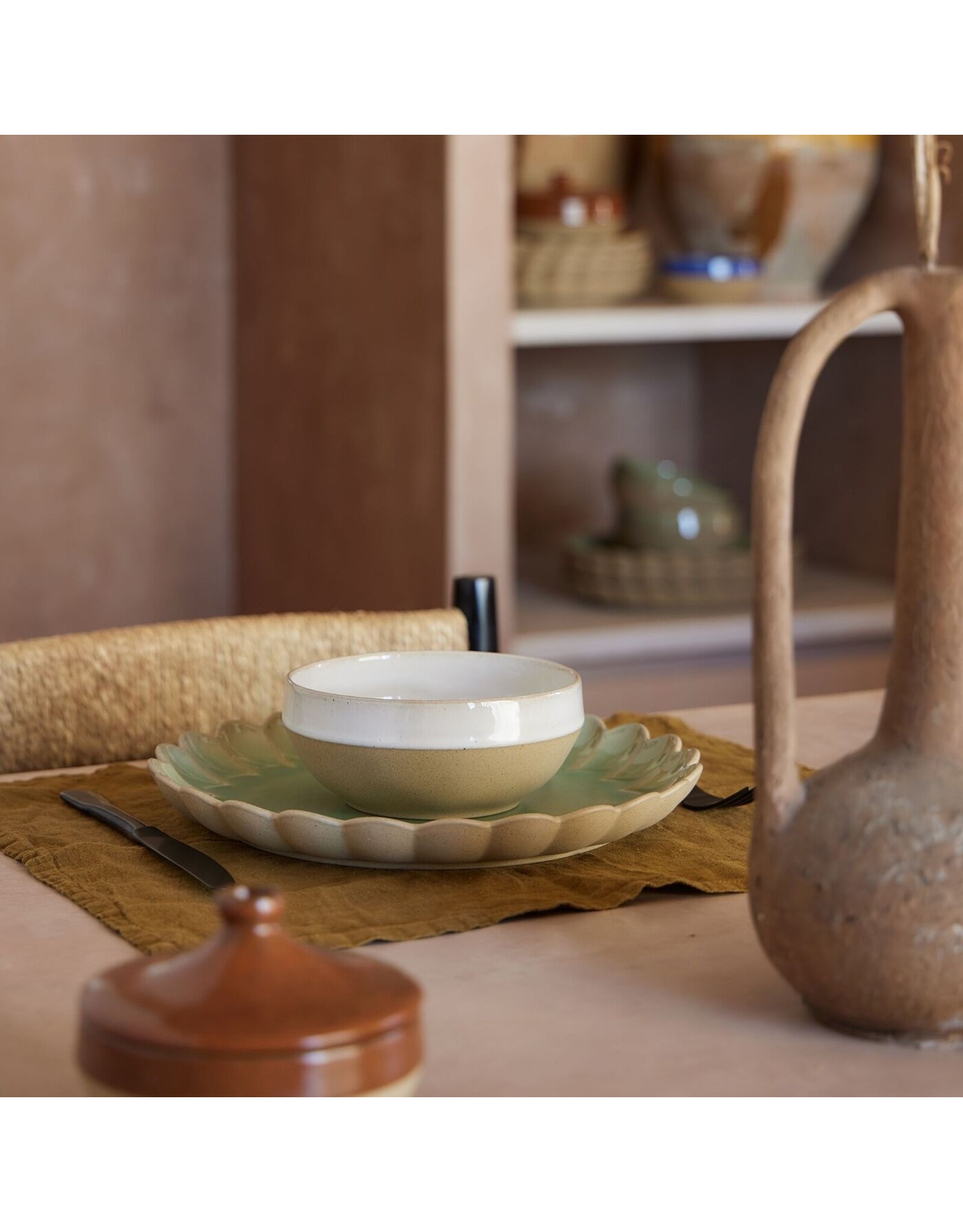 kom 15 cm marrakesh wit zand