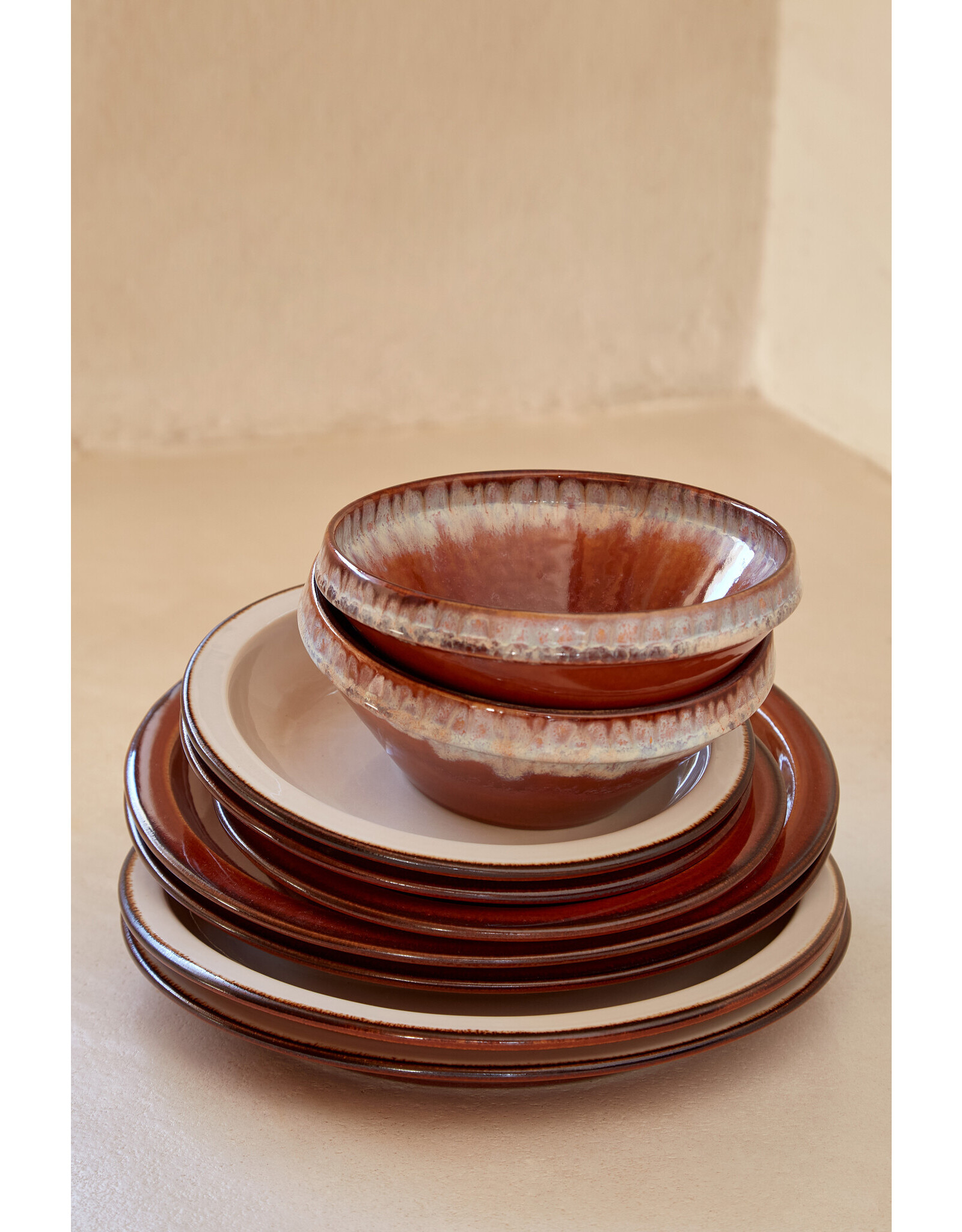 Ontbijtbord 20cm Poterie Caramel