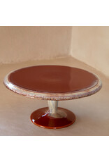 Taartplateau 33cm Poterie Caramel-latte