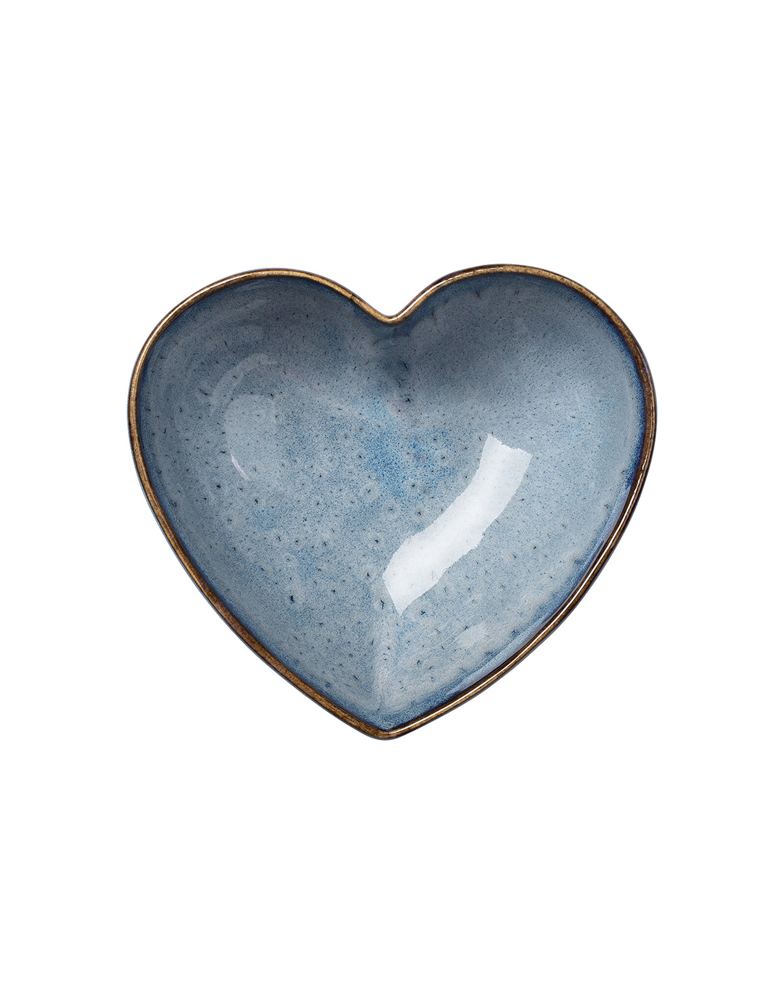 Kom Hart Medium Donkerblauw Pedra