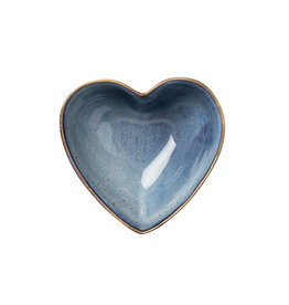 Kom Hart Klein Donkerblauw Pedra