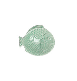 Minibordje vis rond 12cm lichtgroen