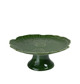 Taartplateau papaver 28cm groen