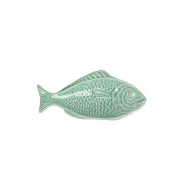 Visbordje ovaal 17cm lichtgroen