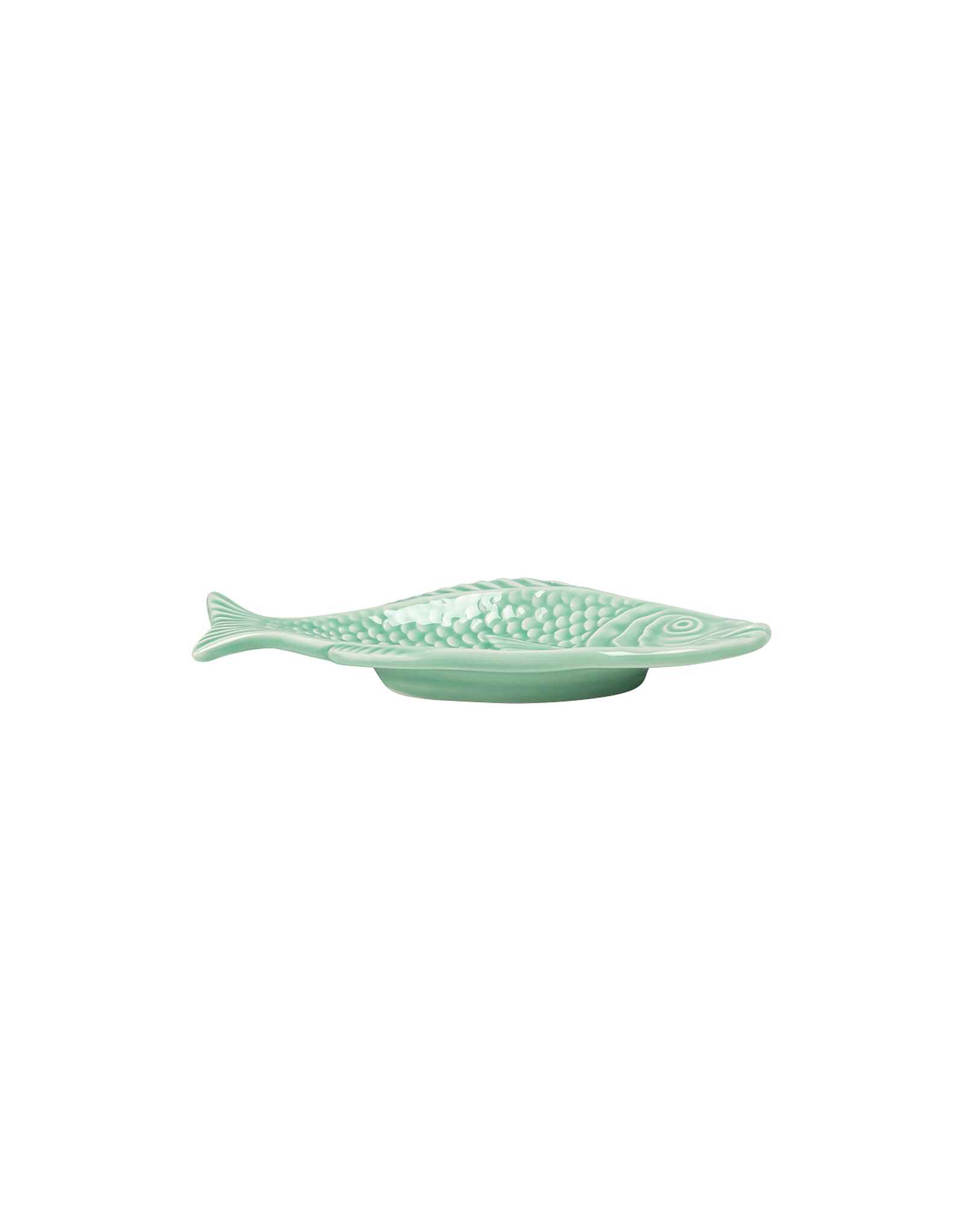 Visbordje ovaal 17cm lichtgroen