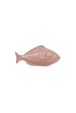 Visbordje ovaal 17cm roze