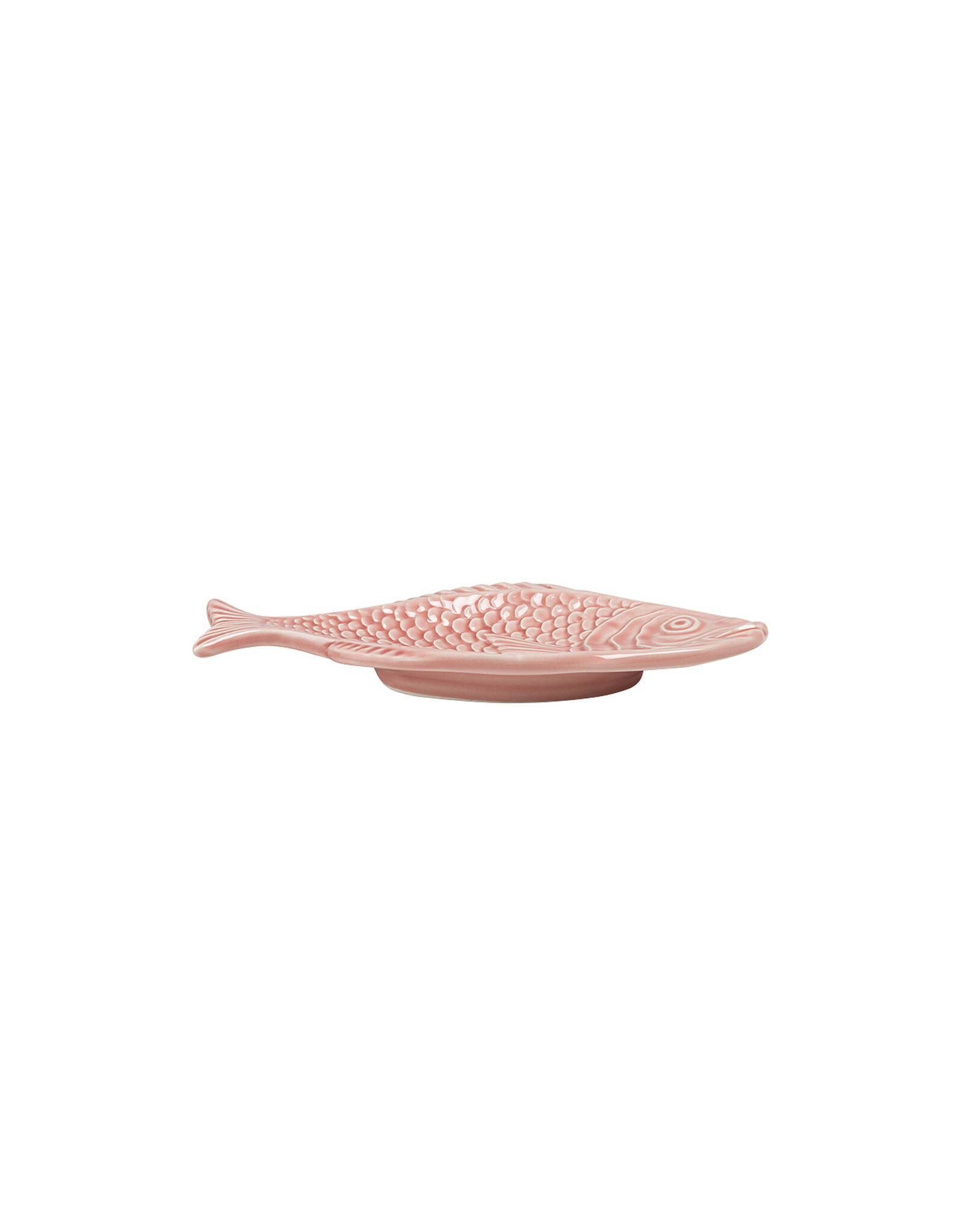 Visbordje ovaal 17cm roze