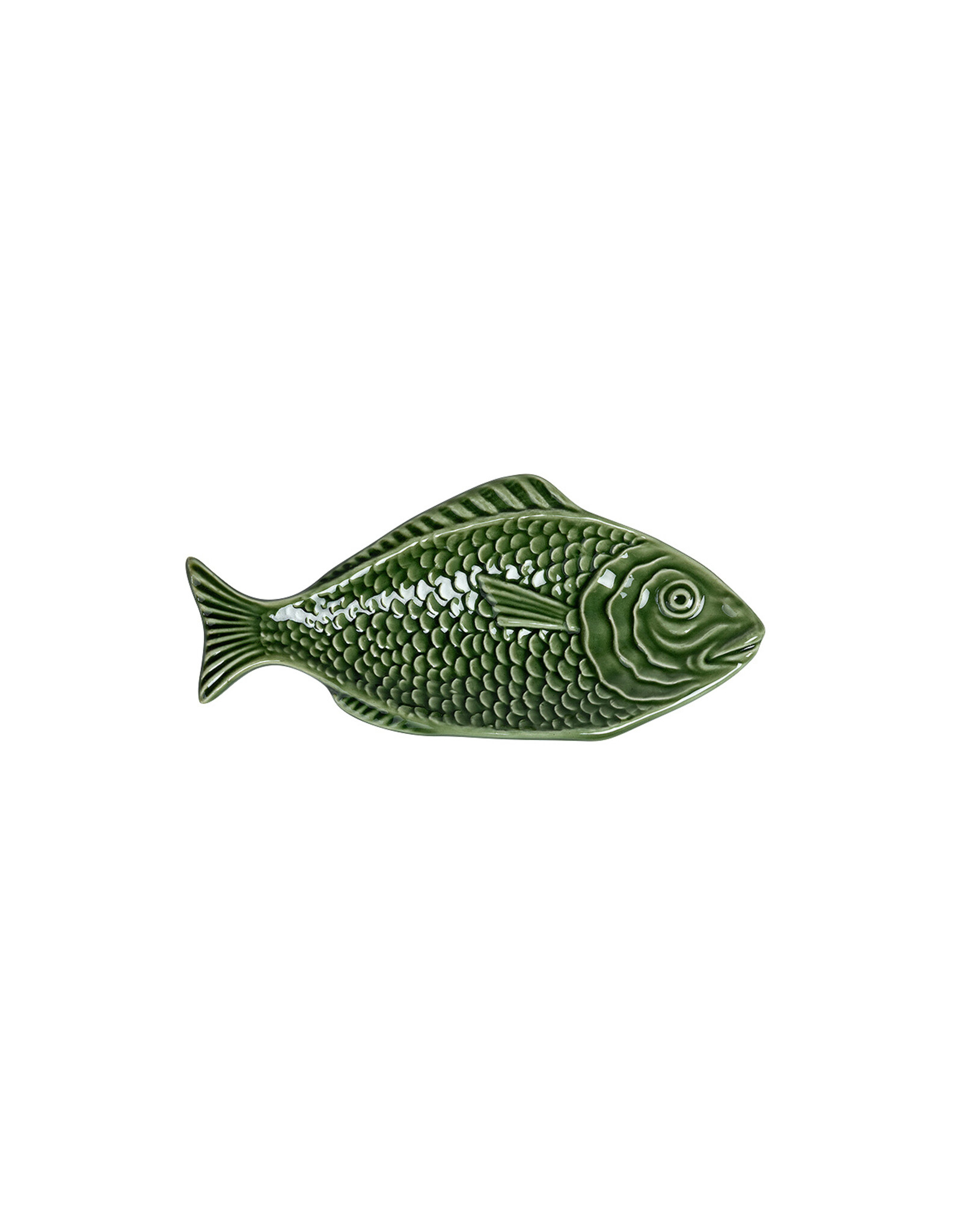 Visbordje ovaal 17cm groen
