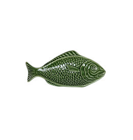 Visbordje ovaal 17cm groen