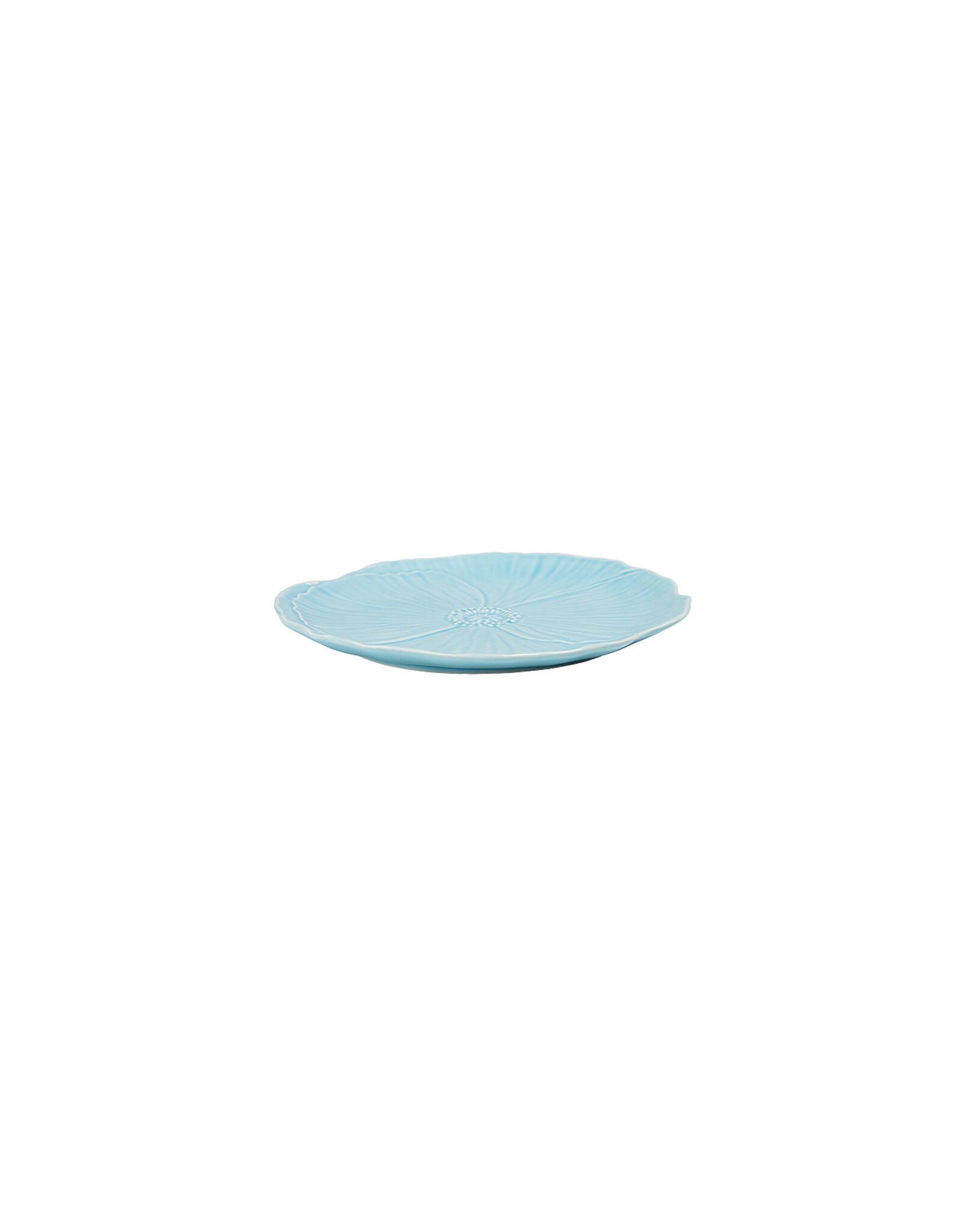 Gebaksbord papaver 15cm lichtblauw