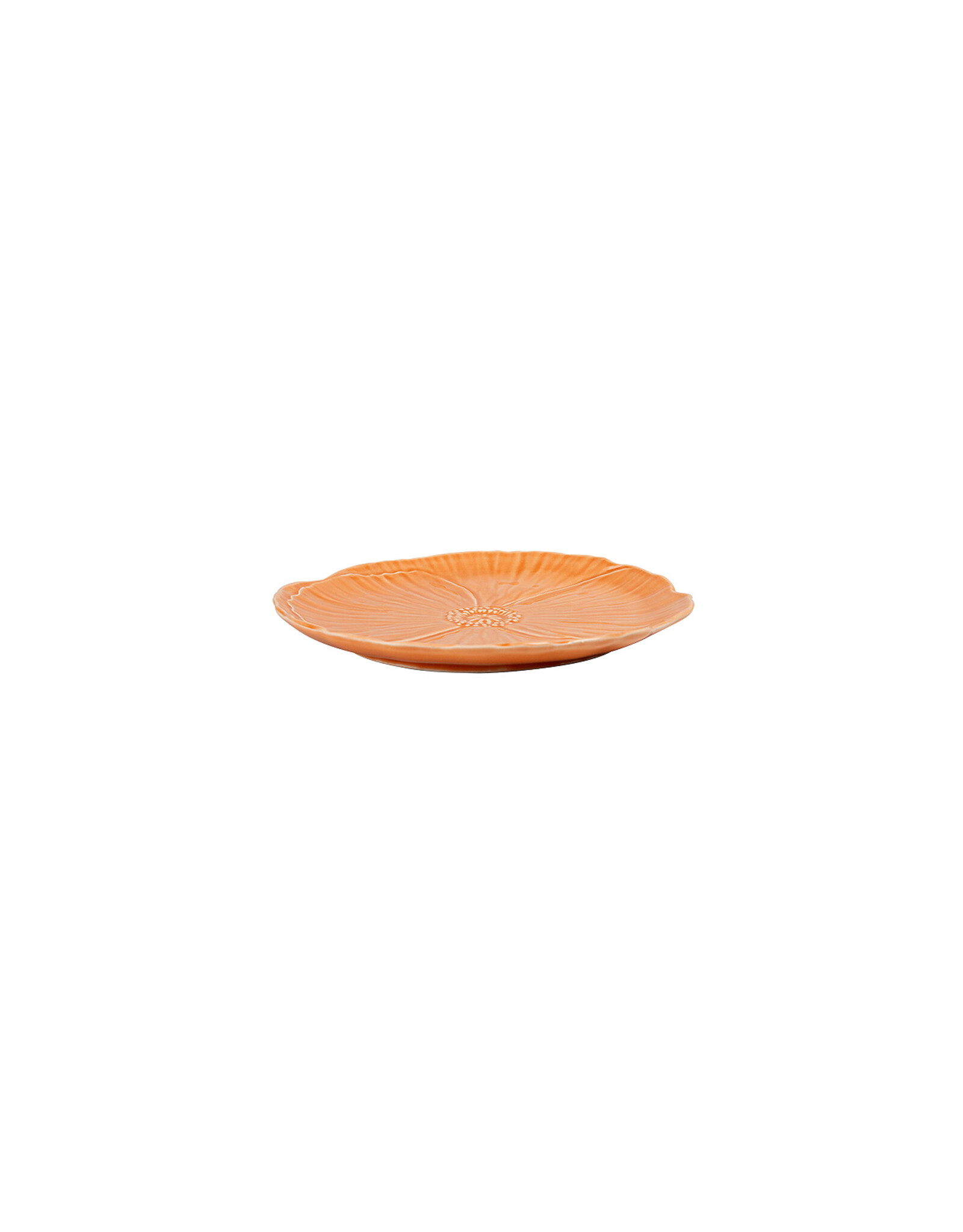Gebaksbord papaver 15cm zalm