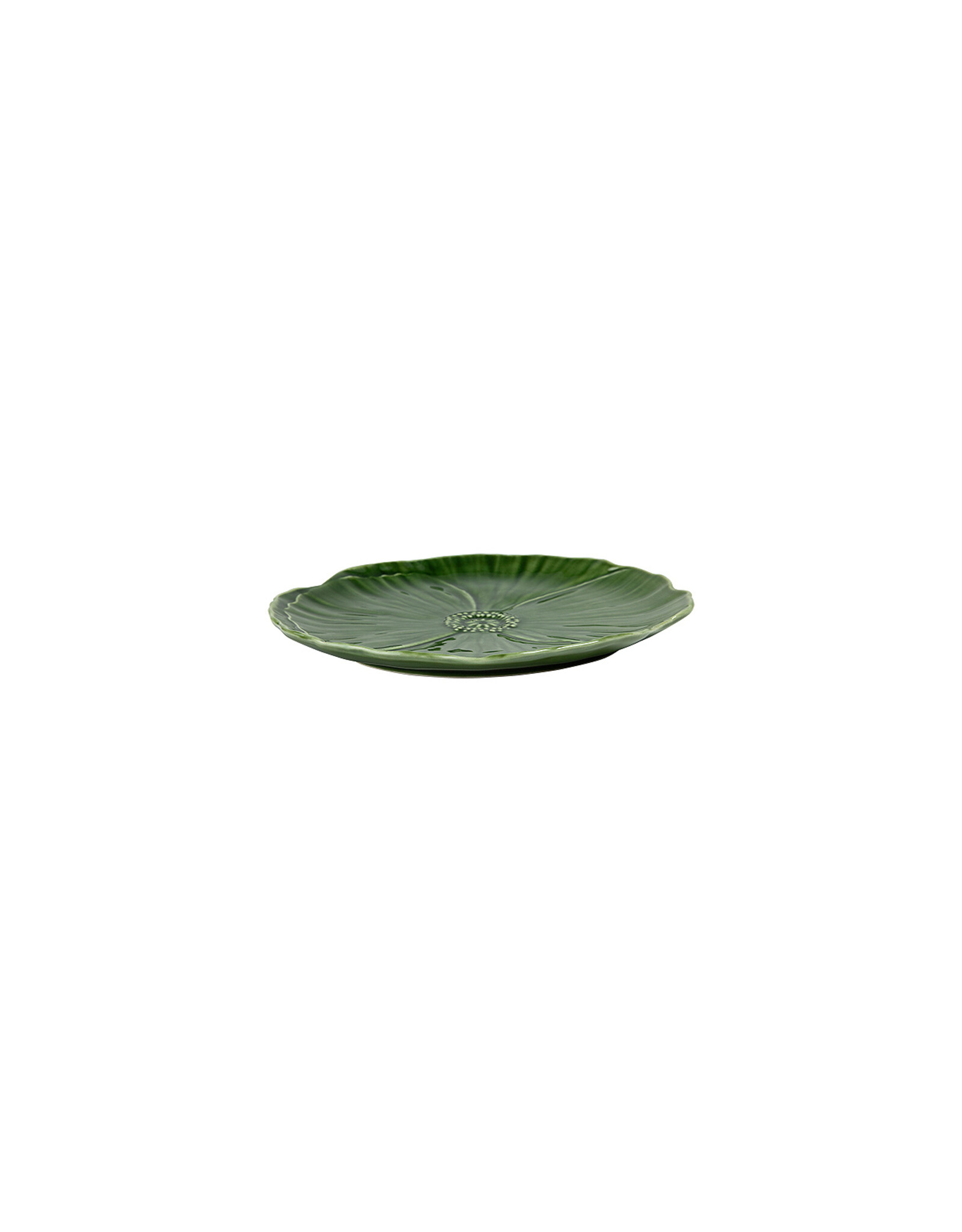 Gebaksbord papaver 15cm groen