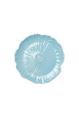 Ontbijtbord papaver 20cm lichtblauw