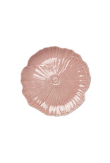 Ontbijtbord papaver 20cm roze
