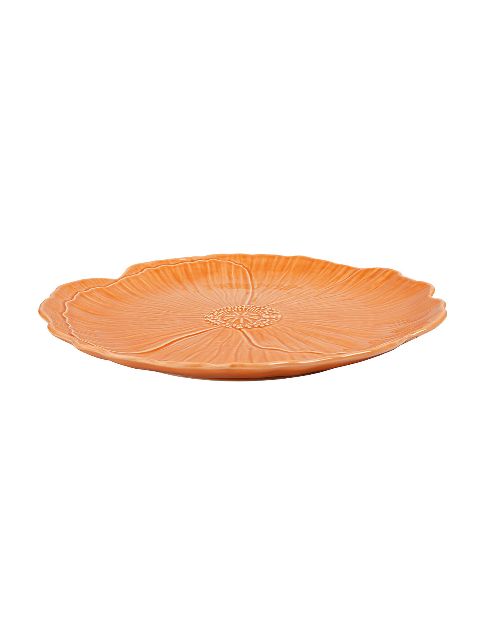 Dinerbord papaver 28cm zalm