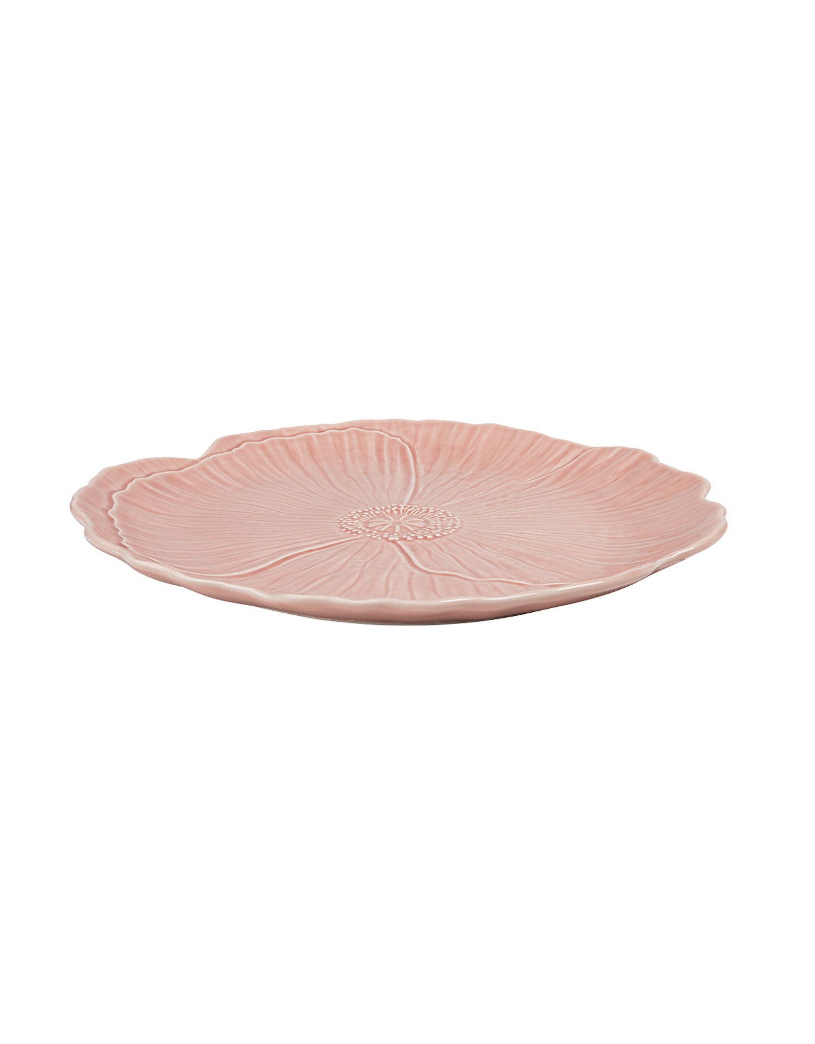 Dinerbord papaver 28cm roze