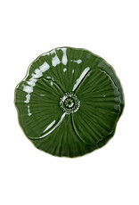 Dinerbord papaver 28cm groen