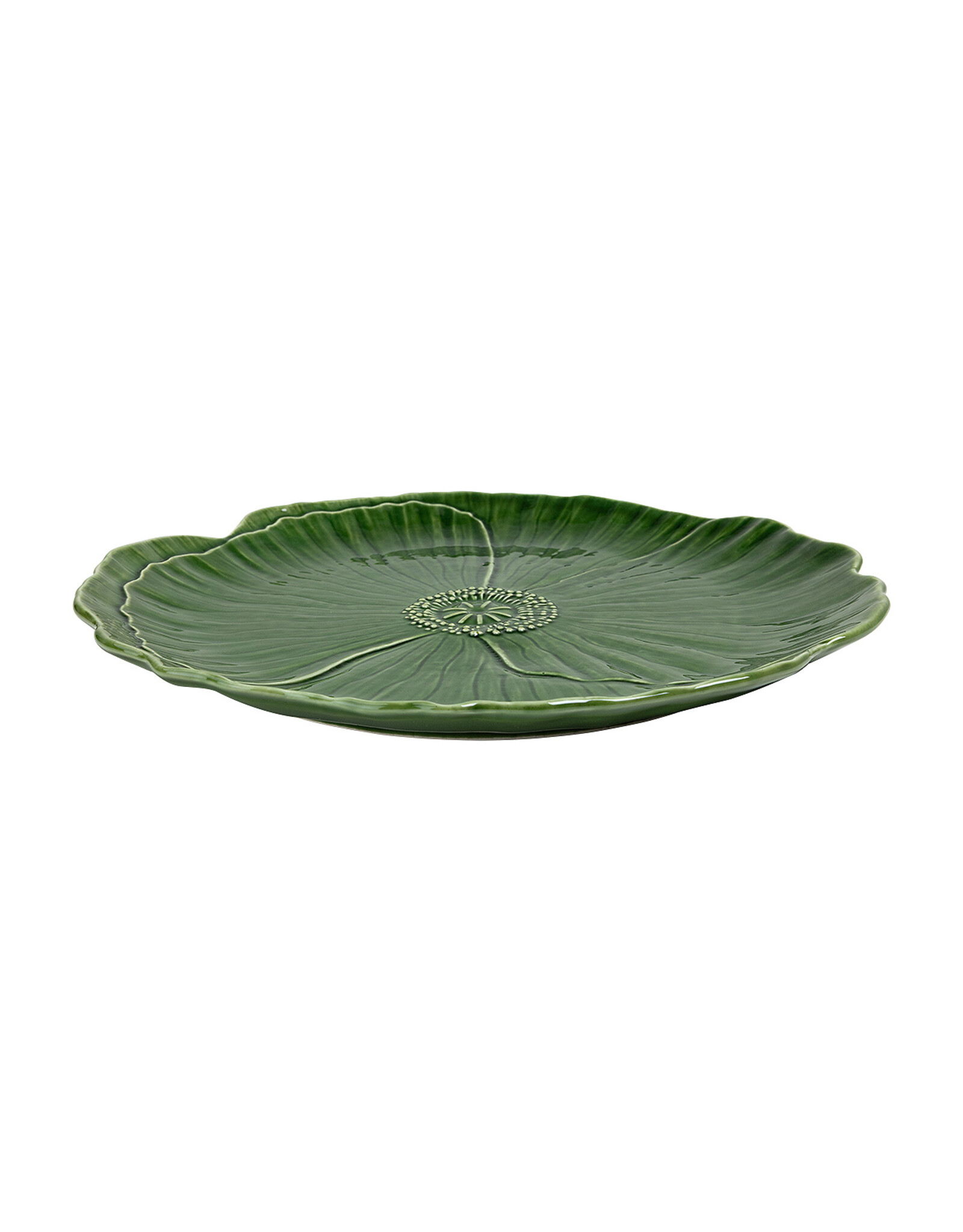 Dinerbord papaver 28cm groen